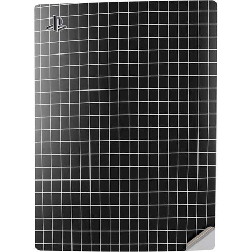 Black Grid PS5 Digital Edition Console Skin